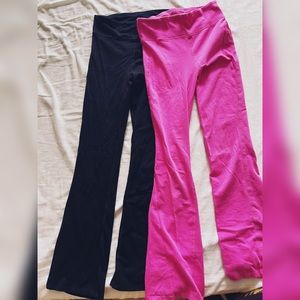 2 pairs of Gap girls size XL (12) yoga pants/flare leggings